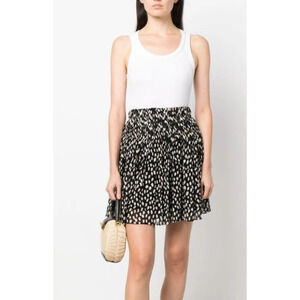 ba&sh Bruma Printed Mini Skirt